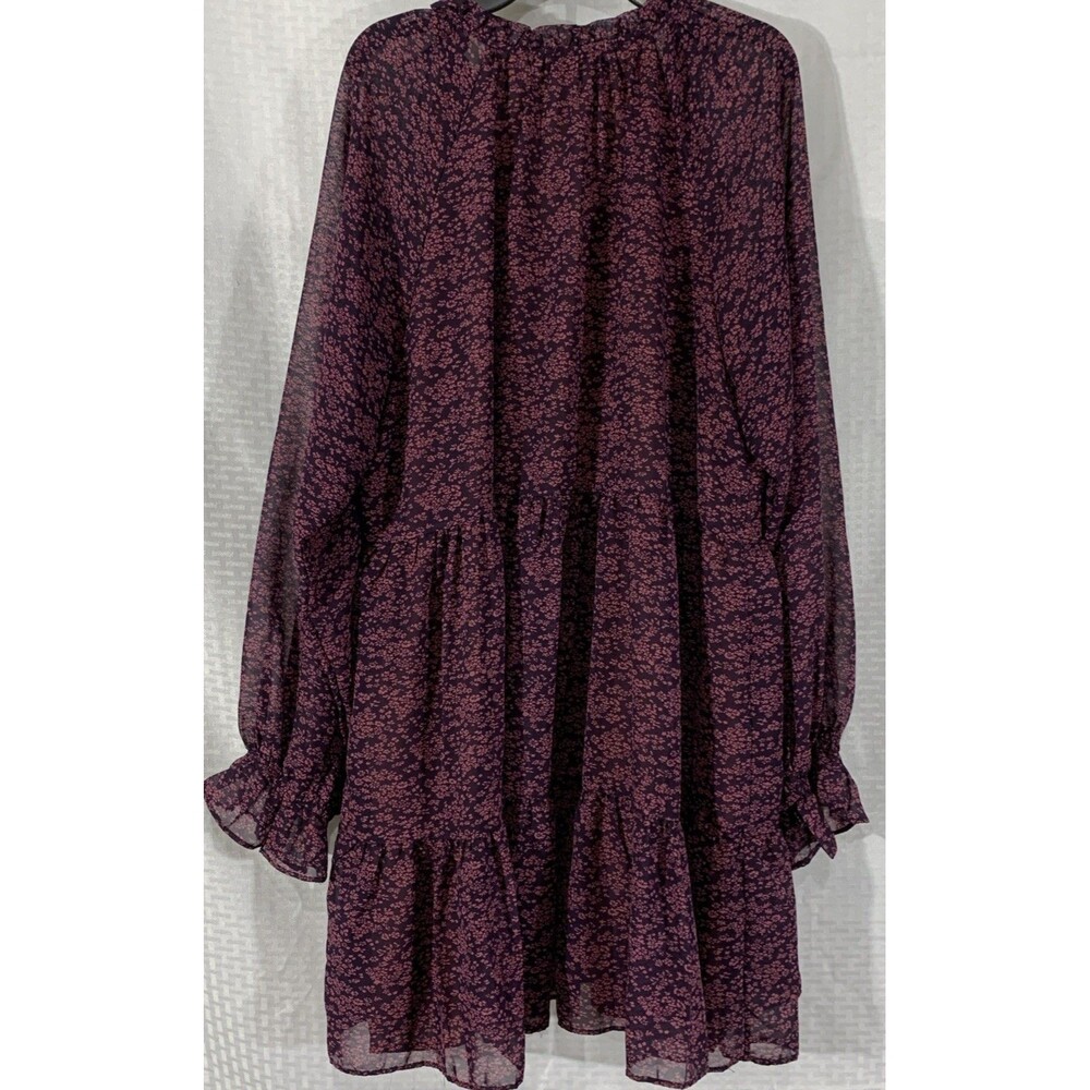 Fab’rik Mini Tiered Dress Womens M Fall Long Sleeve Cute Chic Stylish Trending - Picture 7 of 7